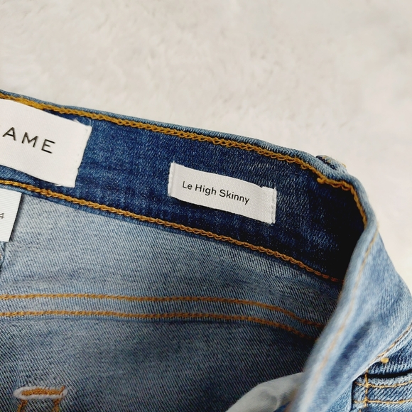 New Frame Le High Rise Skinny Blue Jeans P2409 - Picture 9 of 11